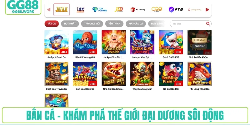  Bắn cá - Khám phá thế giới đại dương sôi động ngay tại nhà
